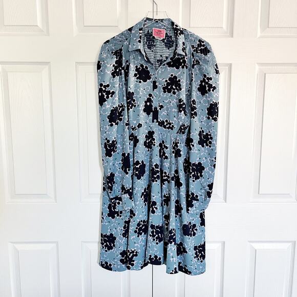 Kate Spade Bubble Dot Smocked Mini Dress - Picture 3 of 10